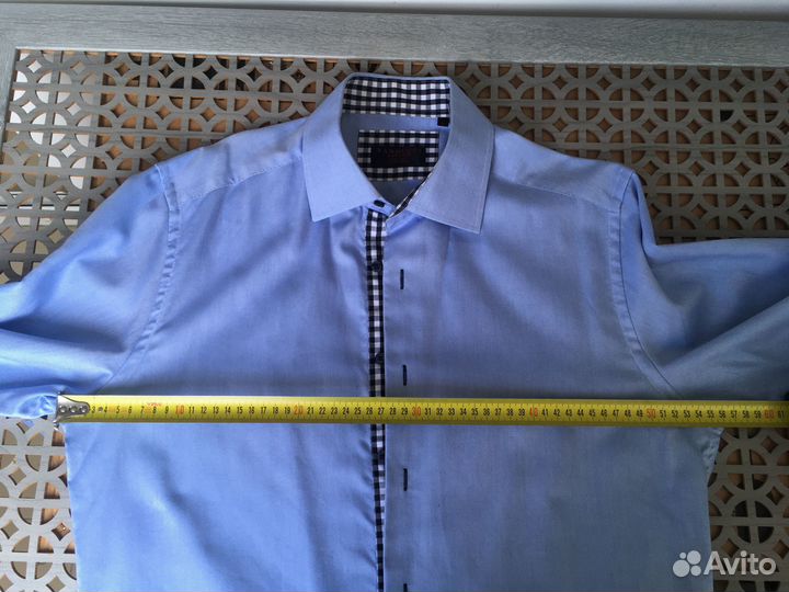 Рубашка бу Vannucci Exclusive slim fit non iron L