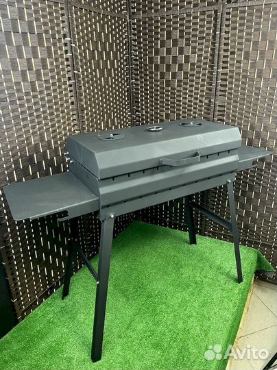 Мангал гриль коптильня