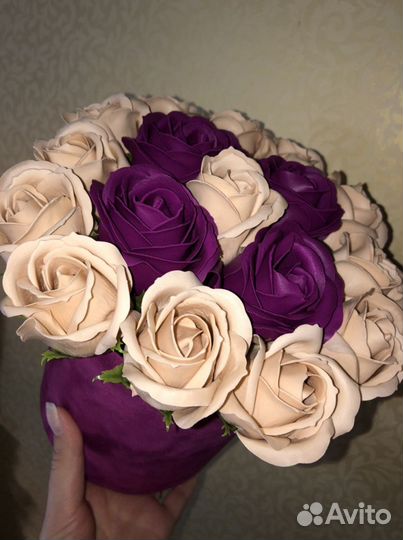 Букет цветов из мыла