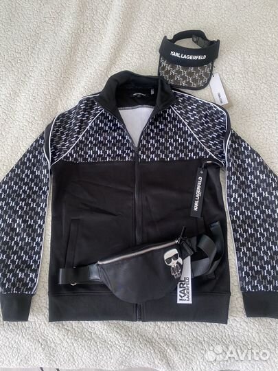 Мастерка, сумка и козырек