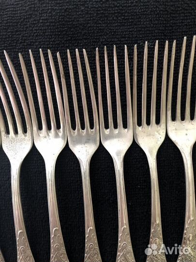 Вилки, ножи мельхиор Кольчугино