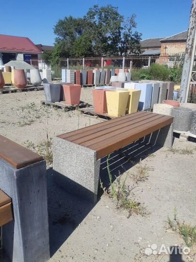 Скамейка из бетона в наличии и под заказ