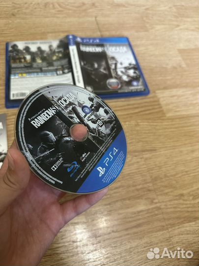 Диск на PS4 PS5 Rainbow six siege PS4 без дефектов