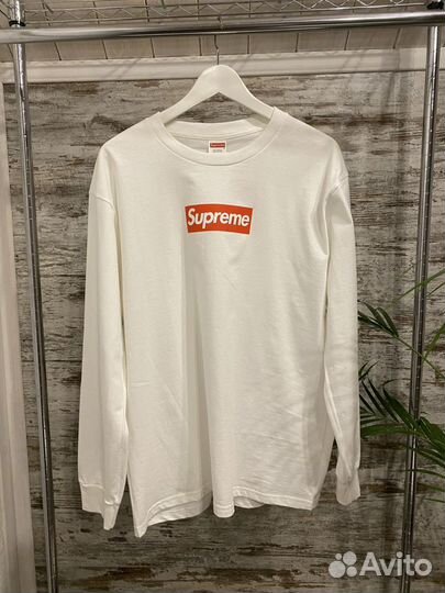 Лонгслив Supreme Box logo