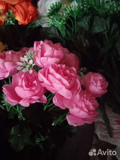 Искусственные цветы букеты