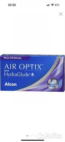 Линзы контактные air optix -2,25