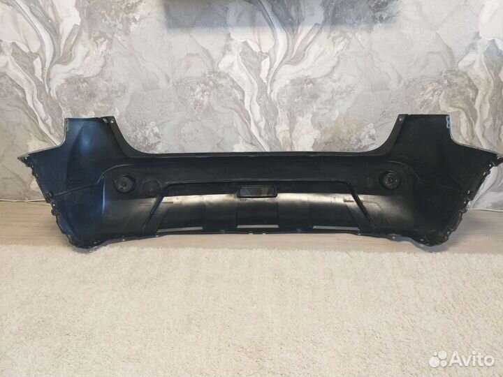 Задний бампер Nissan qashqai j10 рестайлинг
