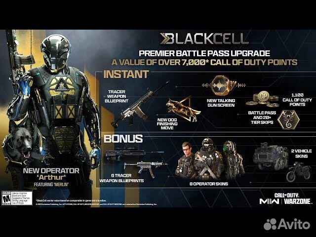 Blackcell battle pass(черный сектор warzone 2.0)