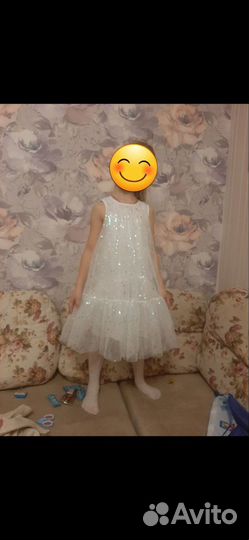 Платье нарядное для девочки рост 116