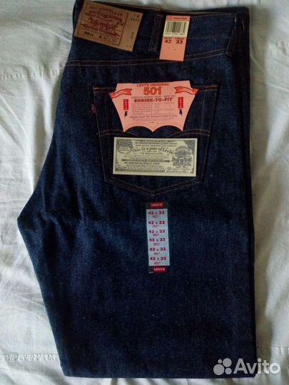 Джинсы Levis 501xx vintage 42/33 made in USA