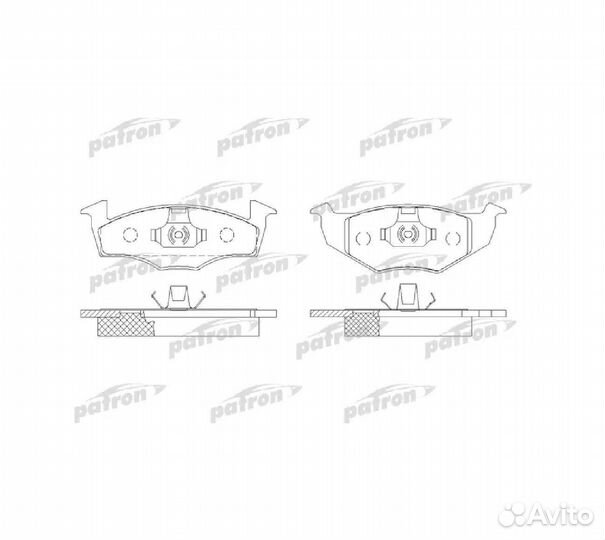 Колодки seat arosa 97-04, ibiza IV 06, s