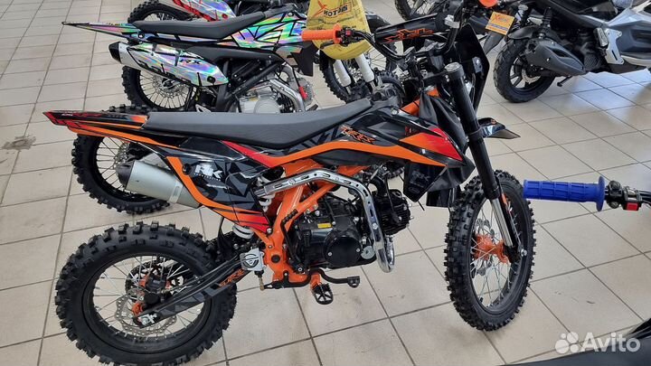 Питбайк racer TRX125 start PRO sport orange