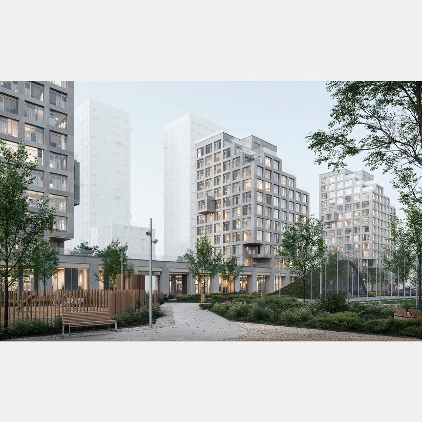 1-к. квартира, 48,4 м², 16/19 эт.