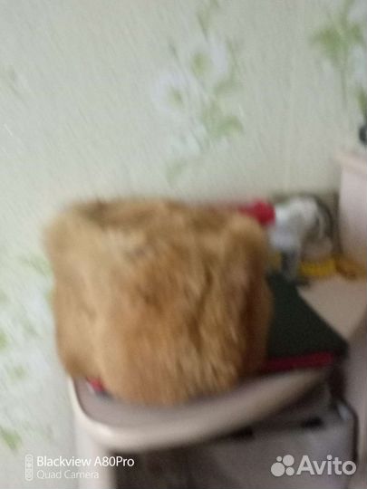 Норковая шапка мужская бу