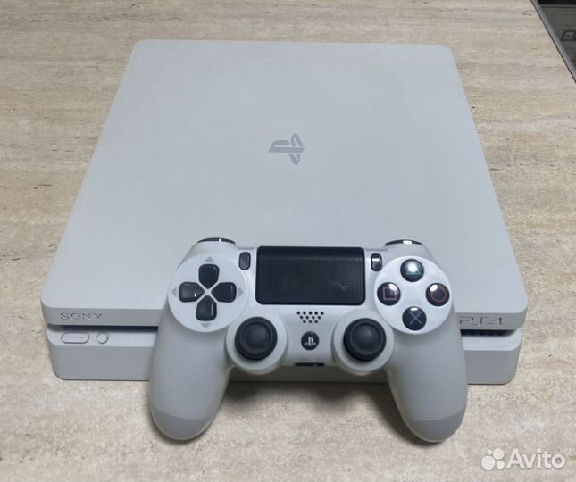 Sony PlayStation 4 Slim 1Tb Белая Прошитая 9.00