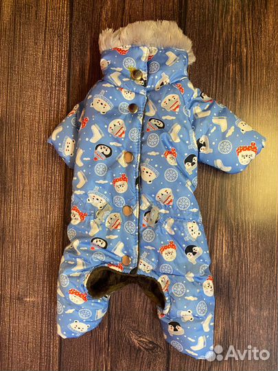 Комбинезоны для собак утепленные
