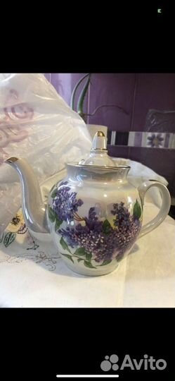 Чайно-Кофейный сервиз Сирень 32 предмета