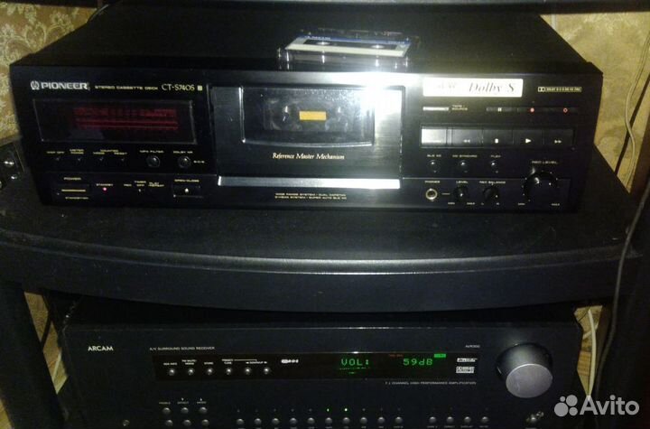 Pioneer CT-S740S новые пассики/идлер