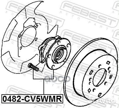 Ступица 0482-CV5WMR 0482-CV5WMR Febest