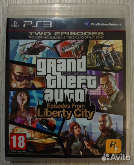 GTA Episodes from Liberty City для Ps3