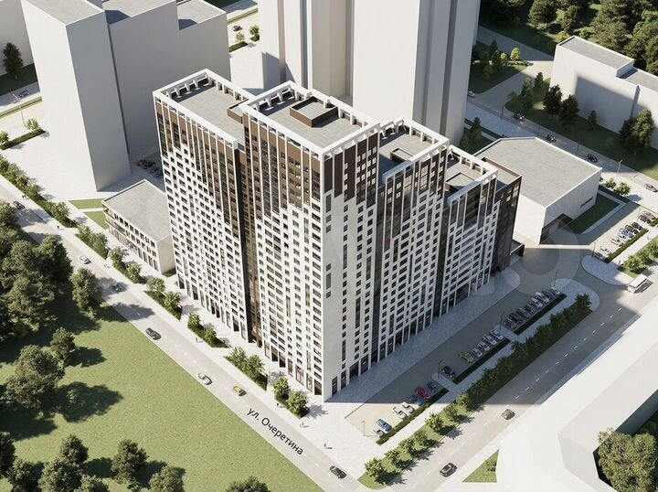 2-к. квартира, 62,6 м², 11/25 эт.