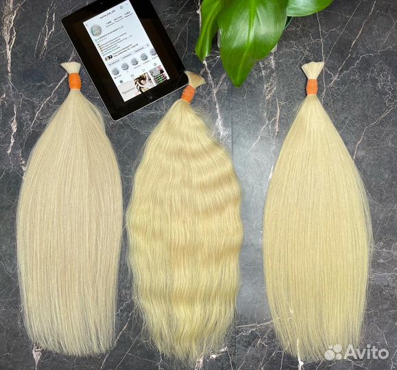 Волосы блонд срез