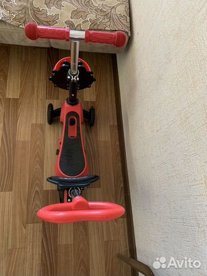 Самокат-беговел детский 2 в 1