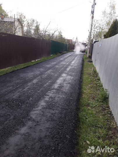 Дороги СНТ из асфальтовой крошки-Цена за м2