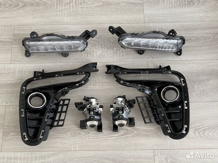 Комплект птф с оправами KIA RIO 4 (2017-2020)