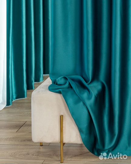 Шторы Аврора кобальт