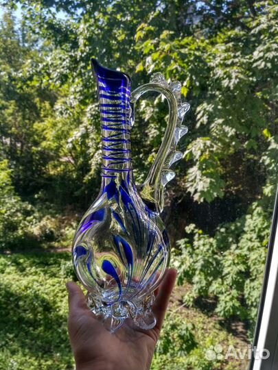 Кувшин цветное стекло