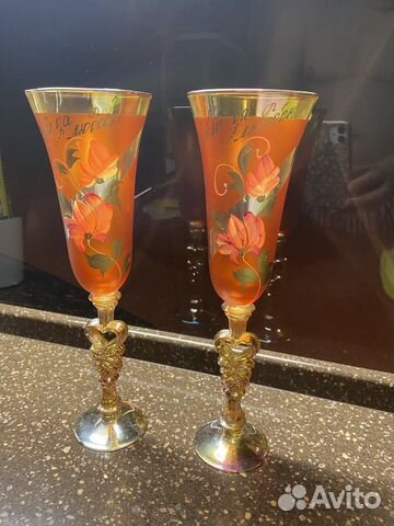 Фужер свадебный 25см