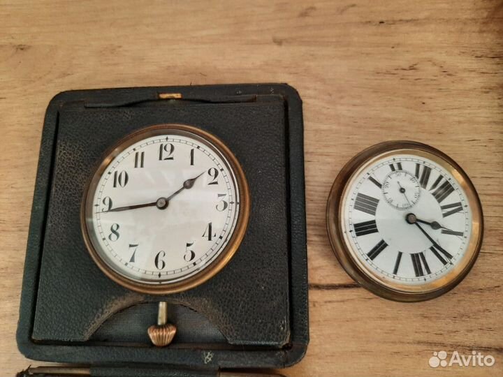 Часы дорожные junghans + какие-то еще