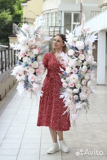 Свадебный декор. Цветы для свадьбной арки