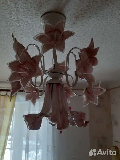 Люстра потолочная бу