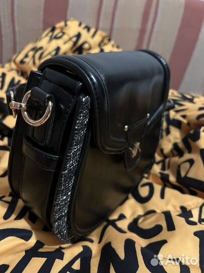 Сумка черная через плечо