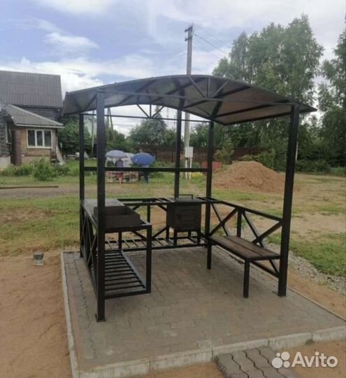 Мангал беседка