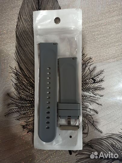 Силиконовый ремешок для часов 22 мм