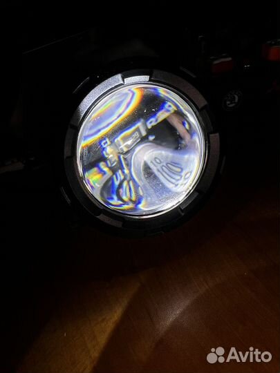 Светодиодные LED фары линзованные птф 