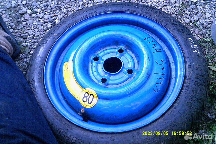 Запасное колесо докатка R15 Шевроле Лачетти