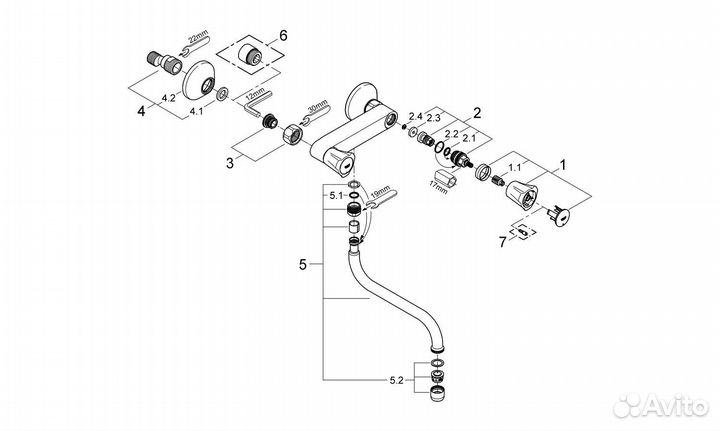 Grohe 31187001 Смеситель для кухни