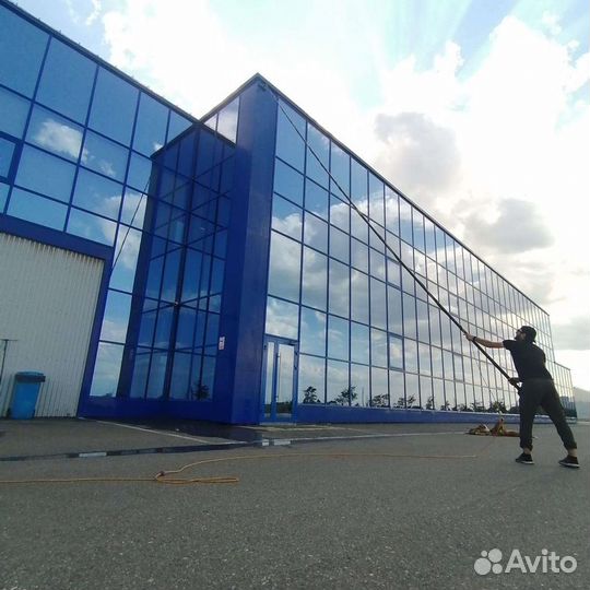 Мытьё фасада