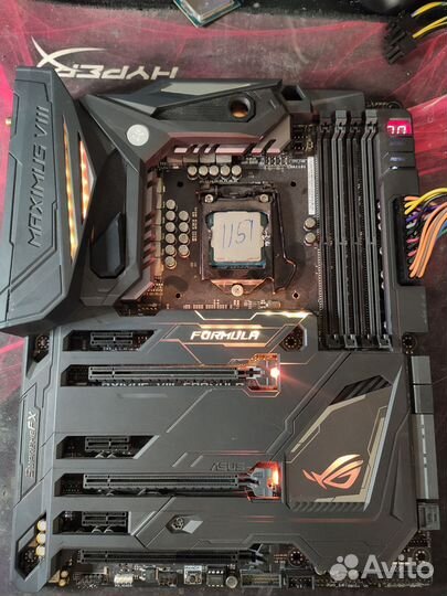 Материнская плата lga 1151 Asus ROG maximus viii f