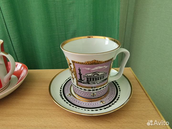 Чашка с блюдцем лфз СССР