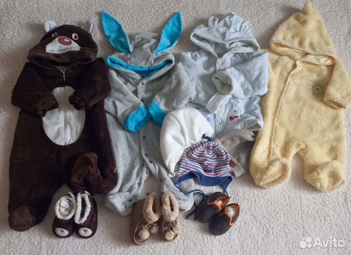 Пакет одежды для малыша от3х до 12мес. 60-68см