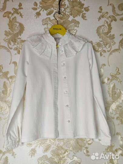 Школьная рубашка для девочки silver spoon 140