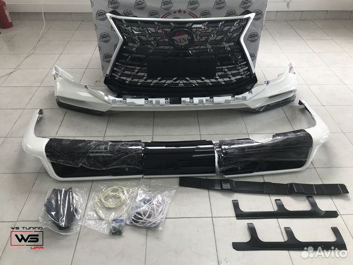 Lexus LX570 Обвес heritage белый YP29