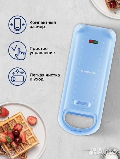 Вафельница maunfeld