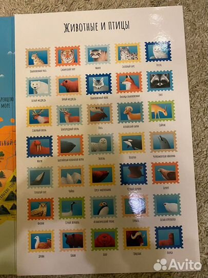 Пазл магнитная карта России