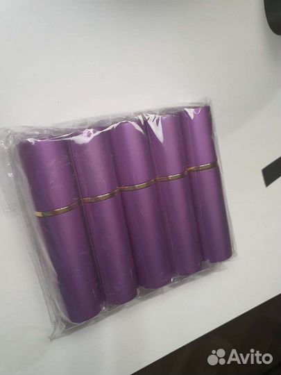 Флакон для духов 10 мл в металлическом корпусе